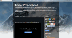 Desktop Screenshot of endofprophethood.blogspot.com