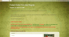 Desktop Screenshot of foradasregras.blogspot.com