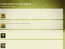 Tablet Screenshot of foradasregras.blogspot.com