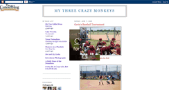 Desktop Screenshot of mythreecrazymonkeys.blogspot.com