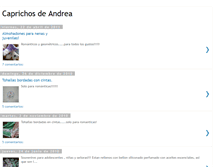 Tablet Screenshot of caprichosdeandrea.blogspot.com