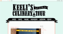 Desktop Screenshot of keelisculinarytour.blogspot.com