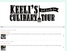 Tablet Screenshot of keelisculinarytour.blogspot.com