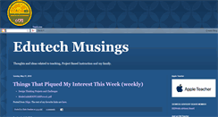 Desktop Screenshot of edutechmusings.blogspot.com