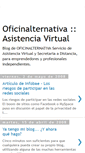 Mobile Screenshot of oficinalternativa.blogspot.com