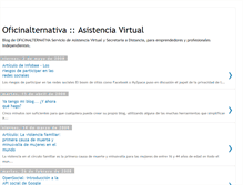 Tablet Screenshot of oficinalternativa.blogspot.com