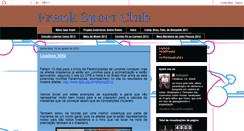 Desktop Screenshot of franksportclub.blogspot.com