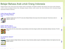 Tablet Screenshot of belajarbahasaarab.blogspot.com