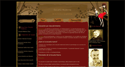 Desktop Screenshot of escuelasmodernas.blogspot.com