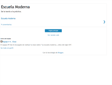 Tablet Screenshot of escuelasmodernas.blogspot.com
