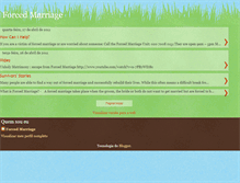 Tablet Screenshot of forcedmarriageblog.blogspot.com