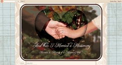 Desktop Screenshot of marriedamissionary.blogspot.com