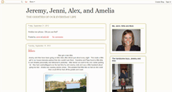 Desktop Screenshot of jenniandjeremy.blogspot.com
