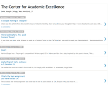 Tablet Screenshot of centerforacademicexcellence.blogspot.com