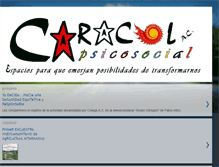 Tablet Screenshot of espsicosocialcaracol.blogspot.com