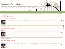 Tablet Screenshot of eccentricadventures.blogspot.com