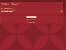 Tablet Screenshot of mariage-melina-xavier-ribot.blogspot.com