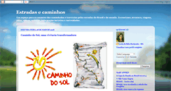 Desktop Screenshot of estradasecaminhos.blogspot.com