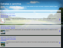 Tablet Screenshot of estradasecaminhos.blogspot.com