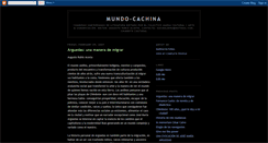 Desktop Screenshot of mundo-cachina.blogspot.com