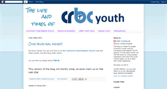 Desktop Screenshot of crbcyouth.blogspot.com