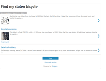 Tablet Screenshot of findmybicycle.blogspot.com