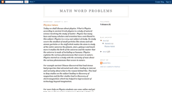 Desktop Screenshot of mathwordproblems1.blogspot.com
