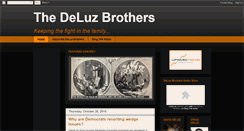 Desktop Screenshot of deluzbrothers.blogspot.com