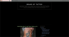 Desktop Screenshot of brandoftattoo.blogspot.com