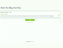Tablet Screenshot of blogforpay.blogspot.com