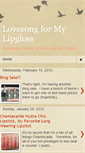 Mobile Screenshot of lovesongformylipgloss.blogspot.com