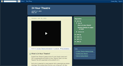 Desktop Screenshot of 24hourtheatre.blogspot.com