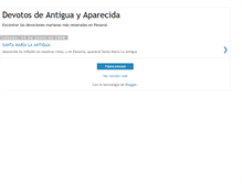 Tablet Screenshot of aparecidaenpanama.blogspot.com