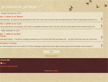 Tablet Screenshot of dani30in30.blogspot.com