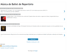 Tablet Screenshot of musicadeballetderepertorio.blogspot.com