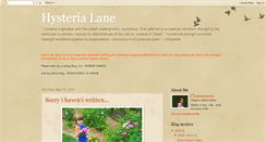 Desktop Screenshot of hysteria-lane.blogspot.com