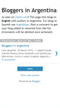 Mobile Screenshot of bloggersinargentina.blogspot.com