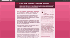 Desktop Screenshot of codepinkjournals.blogspot.com