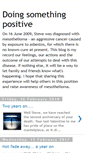 Mobile Screenshot of doingsomethingpositive.blogspot.com