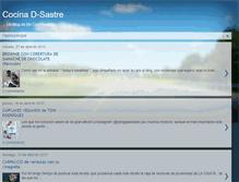 Tablet Screenshot of cocinadesastre.blogspot.com