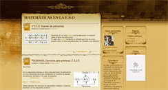 Desktop Screenshot of matematenlaeso.blogspot.com