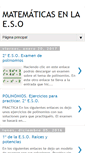 Mobile Screenshot of matematenlaeso.blogspot.com