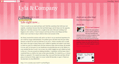 Desktop Screenshot of lylacompany.blogspot.com