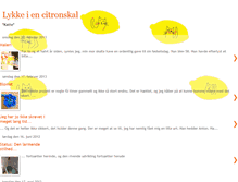 Tablet Screenshot of lykkeiencitronskal.blogspot.com