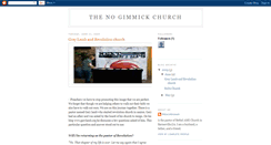 Desktop Screenshot of nogimmickchurch.blogspot.com
