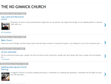 Tablet Screenshot of nogimmickchurch.blogspot.com