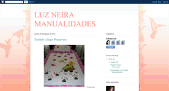 Desktop Screenshot of luzneiramanualidades.blogspot.com