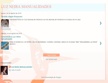 Tablet Screenshot of luzneiramanualidades.blogspot.com