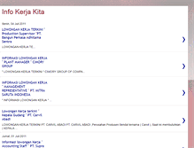 Tablet Screenshot of info-kerja-ind.blogspot.com