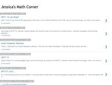 Tablet Screenshot of jessicasmathcorner.blogspot.com